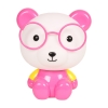 Πορτατίφ παιδικό Ε14 Αρκούδος με γυαλιά ροζ - KESKOR 7844-1