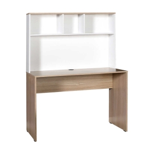 Γραφείο με βιβλιοθήκη 110Χ52Χ149 εκ. Oak-Λευκό - HP 07.01.0592