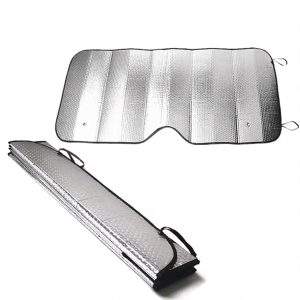 Ηλιοπροστασία αυτοκινήτου Aluminium 130Χ60 εκ. - KESKOR 47150