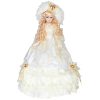 Κούκλα διακοσμητική πορσελάνης 64 εκ. με φόρεμα και καπέλο - KESKOR 22006-2