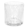 Ποτήρια ουίσκι γυάλινα τεμ. 6 300 ml Φ8Χ9 εκ. ανάγλυφο - KESKOR 61596