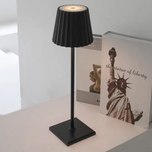 Πορτατίφ αλουμινίου LED επαναφορτιζόμενο (USB) Φ11Χ38 εκ. Μαύρο - KESKOR 68670