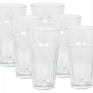 Ποτήρι νερού γυάλινο τεμ. 6 380 ml Φ8Χ14,5 εκ. - KESKOR 61289