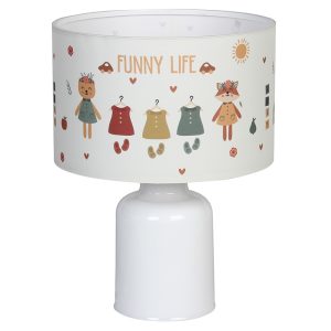 Πορτατίφ παιδικό Ε27 Φ24Χ32 εκ. με καπέλο Funny Life - HP 07.04.0913