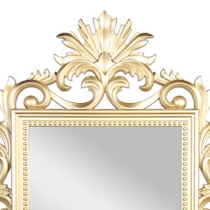 Καθρέπτης τοίχου πλαστικός 62Χ85 εκ. χρυσό - KESKOR 72529