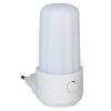 Φωτάκι νυκτός LED 0,4 Watt Φ4,5Χ9 εκ. Κύλινδρος λευκό - KESKOR 14913-2
