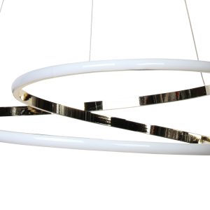 Φωτιστικό κρεμαστό Φ53 εκ. LED 55W 4000K χρυσό - GLOBOBOX 914-500-1