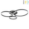 Φωτιστικό οροφής LED 90Χ50Χ17 εκ. 188W μαύρο με controller - KESKOR 868454