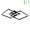 Φωτιστικό οροφής LED 74Χ48Χ13 εκ. 144W μαύρο με controller - KESKOR 868455