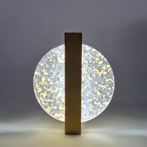 Απλίκα τοίχου μεταλλική χρυσή LED 6W 20Χ4,5Χ25 εκ. με ακρυλικό - KESKOR 458515