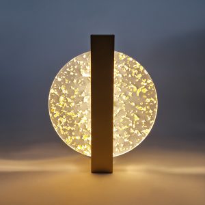 Απλίκα τοίχου μεταλλική χρυσή LED 6W 20Χ4,5Χ25 εκ. με ακρυλικό - KESKOR 458515