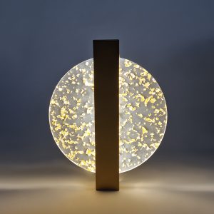 Απλίκα τοίχου μεταλλική χρυσή LED 6W 20Χ4,5Χ25 εκ. με ακρυλικό - KESKOR 458515