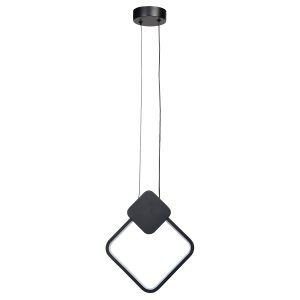 Φωτιστικό κρεμαστό LED 20W 25Χ2,5Χ29 εκ. μαύρο - KESKOR 458518