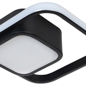 Φωτιστικό οροφής LED 16W 28Χ28Χ6 εκ. μαύρο - KESKOR 458524