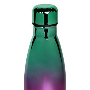 Θερμός μπουκάλι vacuum 500 ml Φ7Χ27 εκ. πράσινο φούξια μπλε - KESKOR 61151-2