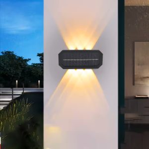 Ηλιακό φωτιστικό τοίχου με 6 LED 21Χ6Χ9,5 εκ. IP65 - KESKOR 68352