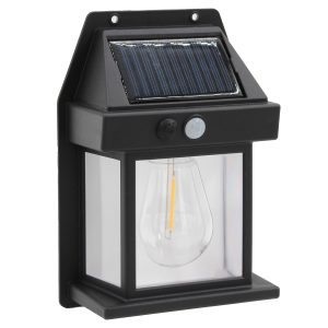 Ηλιακό φωτιστικό τοίχου LED 11,5Χ6Χ17 εκ. IP65 με 1 λάμπα, αισθητήρα κίνησης και φωτοκύτταρο - KESKOR 68349