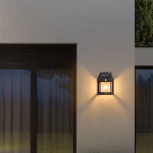 Ηλιακό φωτιστικό τοίχου LED 11,5Χ6Χ17 εκ. IP65 με 1 λάμπα, αισθητήρα κίνησης και φωτοκύτταρο - KESKOR 68349
