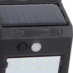 Ηλιακό φωτιστικό τοίχου LED 9,5Χ5Χ12,5 εκ. IP65 με αισθητήρα κίνησης - KESKOR 68348