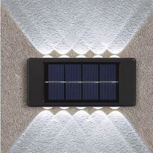 Ηλιακό φωτιστικό τοίχου με 10 LED 15,5Χ2,5Χ6 εκ. IP65 - KESKOR 68351
