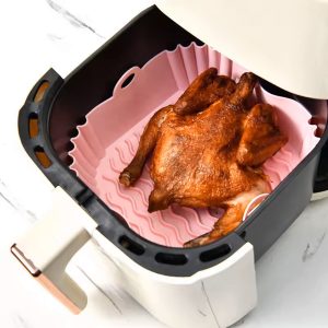 Φόρμα σιλικόνης 22Χ22Χ5 εκ. για φριτέζα αέρος Air Fryer Μέντα - KESKOR 65069-6