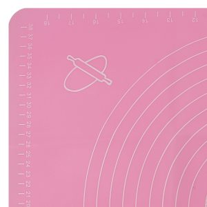 Επιφάνεια ζαχαροπλαστικής σιλικόνης 50Χ40 εκ. Ροζ - KESKOR 65070-1