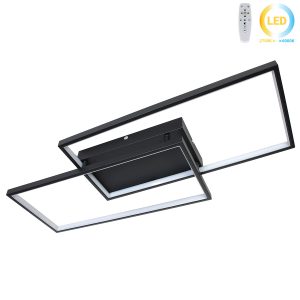 Φωτιστικό οροφής LED 34W 80Χ34Χ8 εκ. μαύρο με controller - GLOBOBOX 602162