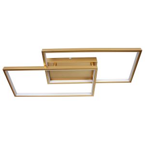 Φωτιστικό οροφής LED 34W 65Χ28Χ8 εκ. χρυσό με controller - GLOBOBOX 602163