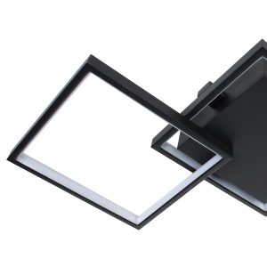 Φωτιστικό οροφής LED 34W 80Χ35Χ8 εκ. μαύρο με controller - GLOBOBOX 602166