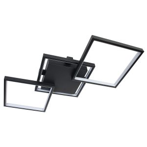Φωτιστικό οροφής LED 34W 80Χ35Χ8 εκ. μαύρο με controller - GLOBOBOX 602166