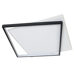Φωτιστικό οροφής LED 68W 50Χ46Χ5 εκ. μαύρο με controller - GLOBOBOX 602173