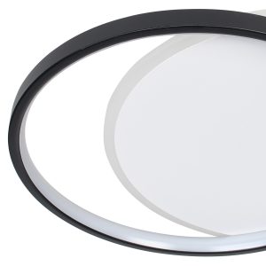 Φωτιστικό οροφής LED 53W 46Χ39Χ5,5 εκ. μαύρο με controller - GLOBOBOX 602175