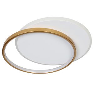 Φωτιστικό οροφής LED 53W 46Χ39Χ5,5 εκ. χρυσό με controller - GLOBOBOX 602176