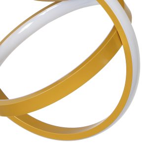 Φωτιστικό οροφής LED 29W 25Χ16Χ25 εκ. χρυσό - KESKOR 458547
