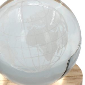 Πορτατίφ διακοσμητικό επιτραπέζιο LED με καλώδιο USB και κρυστάλλινη μπάλα Φ6Χ7,5 εκ. EARTH - KESKOR 67976