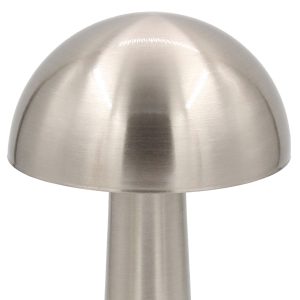 Πορτατίφ μεταλλικό LED επαναφορτιζόμενο (USB) Φ9,5Χ22 εκ. Ασημί - KESKOR 67972