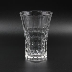 Ποτήρια νερού τεμ. 6 γυάλινα 260 ml Φ8,2Χ12,2 εκ. με ανάφλυφο σχέδιο - KESKOR 68554