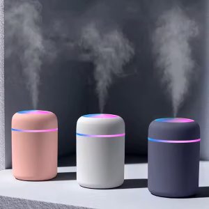 Συσκευή αρωματοθεραπείας USB με φωτισμό LED (αλλάζει χρώματα) Φ8Χ11,5 εκ. 250 ml λευκό - KESKOR 76014-3