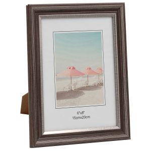 Κορνίζα πλαστική 15Χ20 εκ. Καφέ Γκρι - KESKOR 82361-2