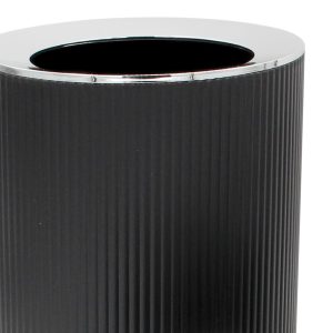 Σετ μπάνιου πλαστικό 6 τεμ μαύρο - KESKOR 42658-2