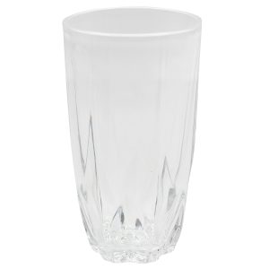 Ποτήρια νερού τεμ. 6 γυάλινα 300 ml Φ7,3Χ12,8 εκ. με ανάγλυφο σχέδιο - KESKOR 61376