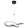Φωτιστικό κρεμαστό LED 50W 45Χ45Χ8-90 εκ. Μαύρο - KESKOR 577895