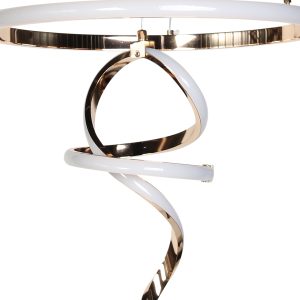 Φωτιστικό κρεμαστό LED 48W Φ40Χ38-100 εκ. Χρυσό - KESKOR 577903