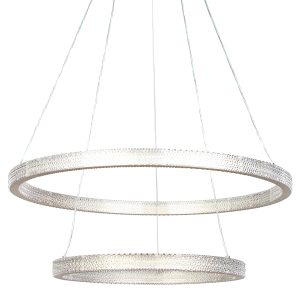 Φωτιστικό κρεμαστό LED Φ40-Φ60 εκ. 244W χρυσό με controller - KESKOR 868468