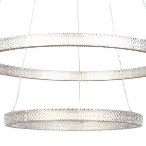 Φωτιστικό κρεμαστό LED Φ40-Φ60 εκ. 244W χρυσό με controller - KESKOR 868468