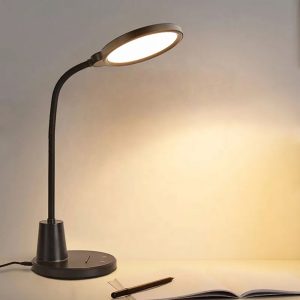Πορτατίφ γραφείου LED 10 Watt Φ16Χ50 εκ. Μαύρο - KESKOR 82603