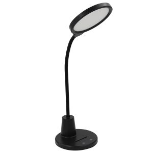 Πορτατίφ γραφείου LED 10 Watt Φ16Χ50 εκ. Μαύρο - KESKOR 82603