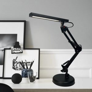 Πορτατίφ γραφείου LED 5 Watt Φ15Χ55 εκ. Μαύρο - KESKOR 82604