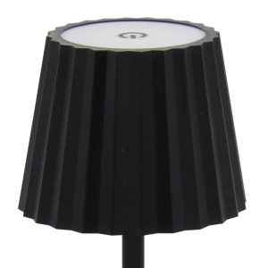 Πορτατίφ μεταλλικό LED επαναφορτιζόμενο (USB) Φ10Χ37 εκ. Μαύρο - KESKOR 68101