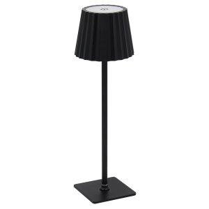 Πορτατίφ μεταλλικό LED επαναφορτιζόμενο (USB) Φ10Χ37 εκ. Μαύρο - KESKOR 68101